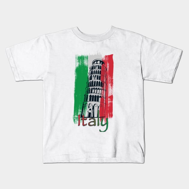 Italy Kids T-Shirt by Verboten